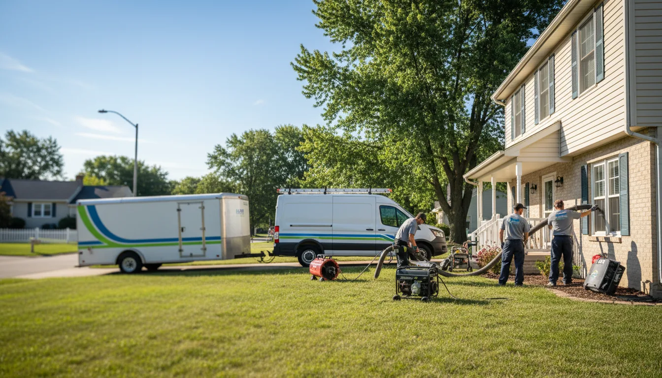 Flooded Basement Restoration And Cleanup With Repair in Scranton, IA near me